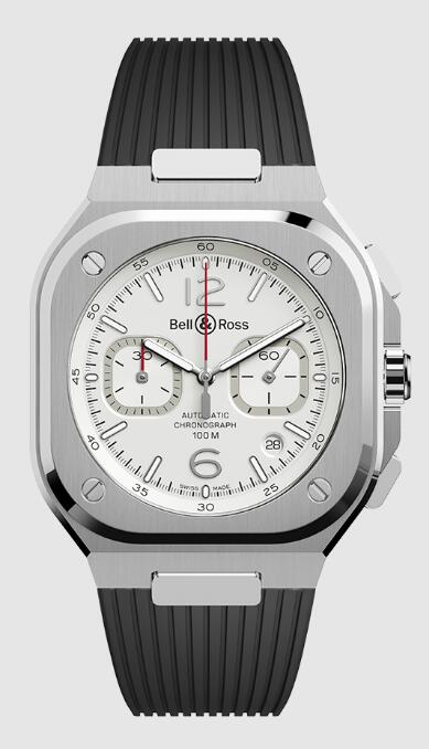 Bell & Ross BR 05 CHRONO WHITE HAWK BR05C-SI-ST/SRB Replica Watch